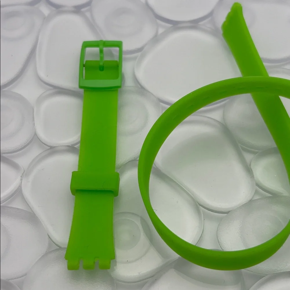 Lime Green Watch Strap - Lady wrap model size - 12mm (Strap only)